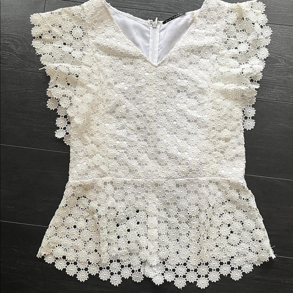 Elie Tahari Lace Top